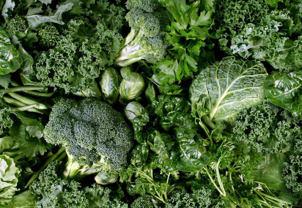cruciferous vegetables and leafy greens
