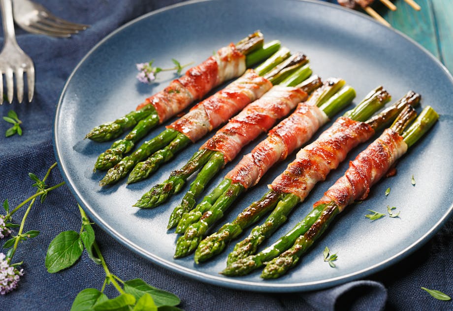 Grilled asparagus