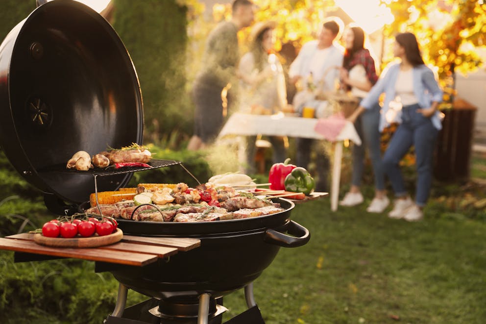 Outdoor BBQ party