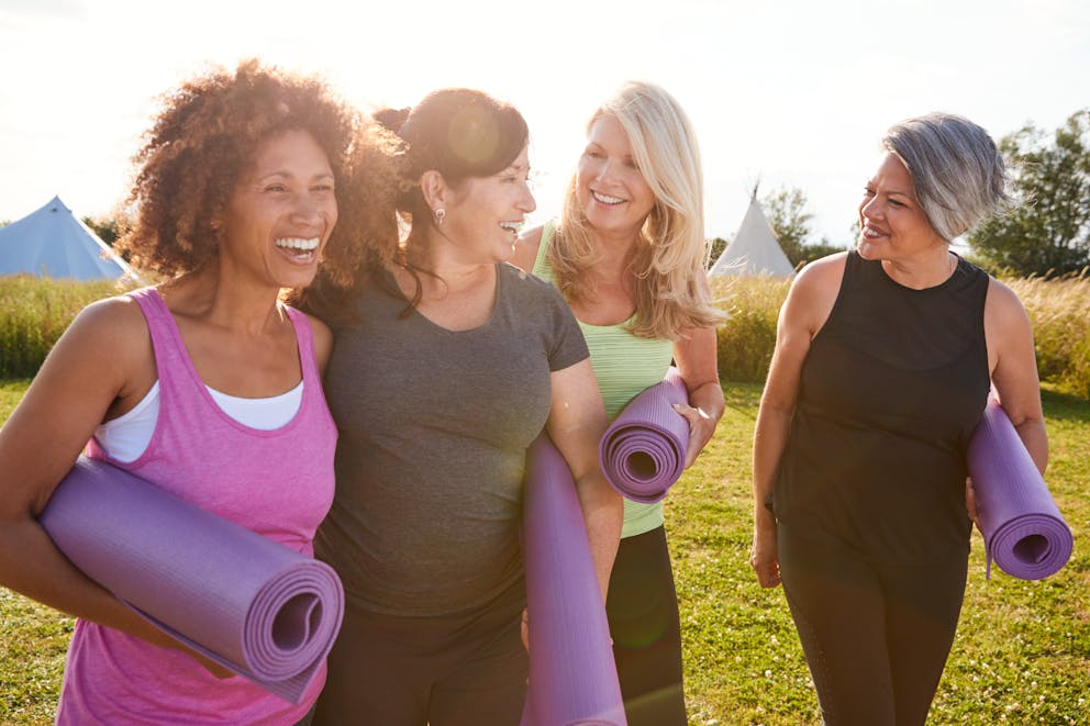 Group of mature women