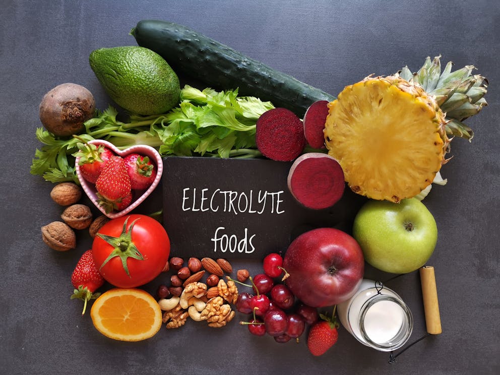Electrolyte-rich foods
