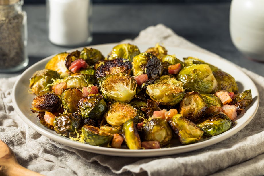 Roasted Brussels sprouts