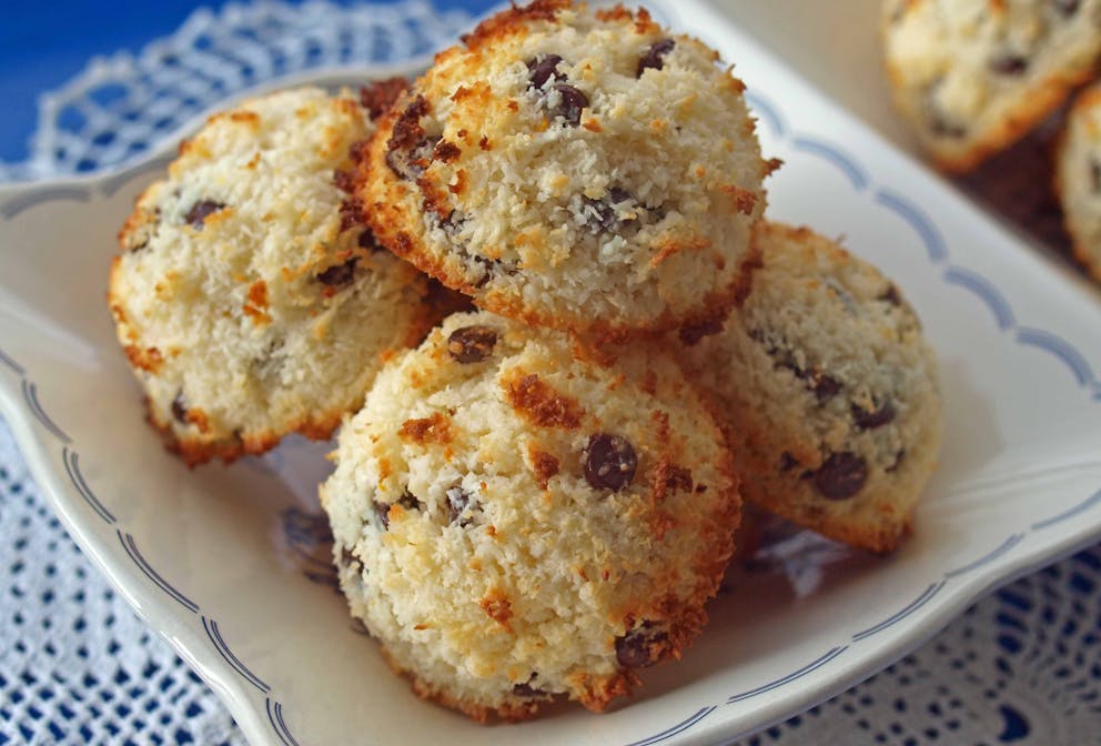 Coconut chocolate chip cookies