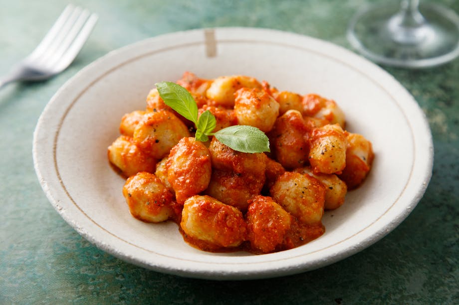 Homemade gnocchi