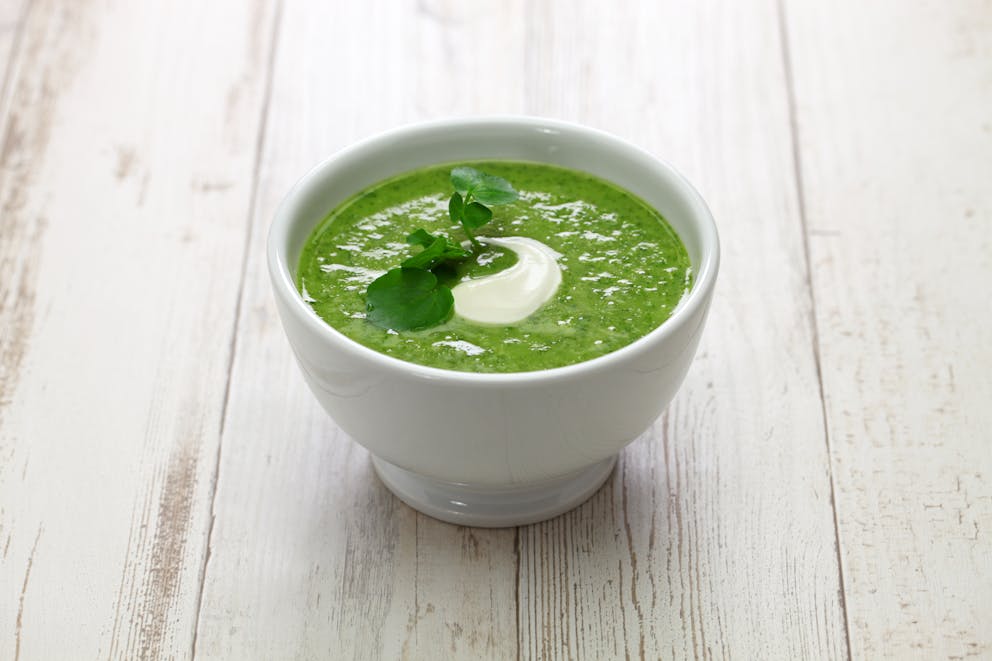 Watercress soup