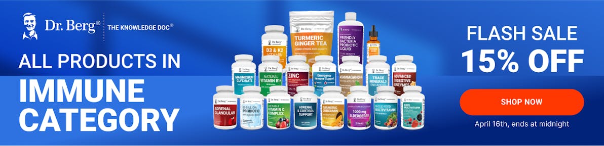 Flash Sale 15% Off All Immune Support Products April 16, 2025