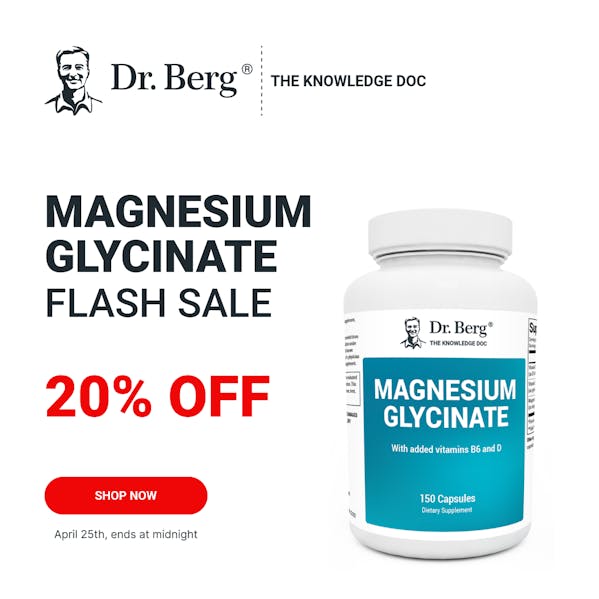 Flash Sale 20% Off Magnesium Glycinate April 25, 2024