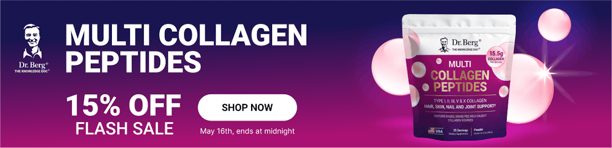 Flash Sale 15% Off Multi Collagen Peptides May 16, 2025