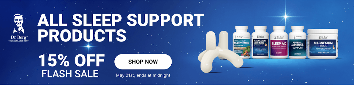 Flash Sale 15% Off All Sleep Support Products May 21, 2025