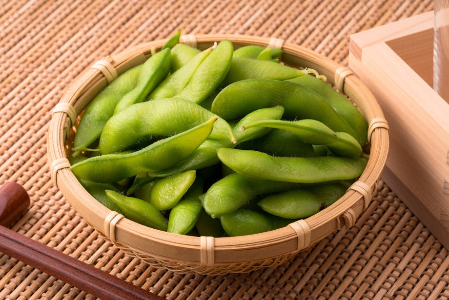 Edamame in a bowl