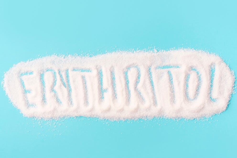 Erythritol spelled with alcohol sugar