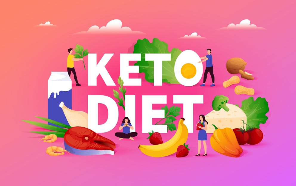 Ketogenic diet concept