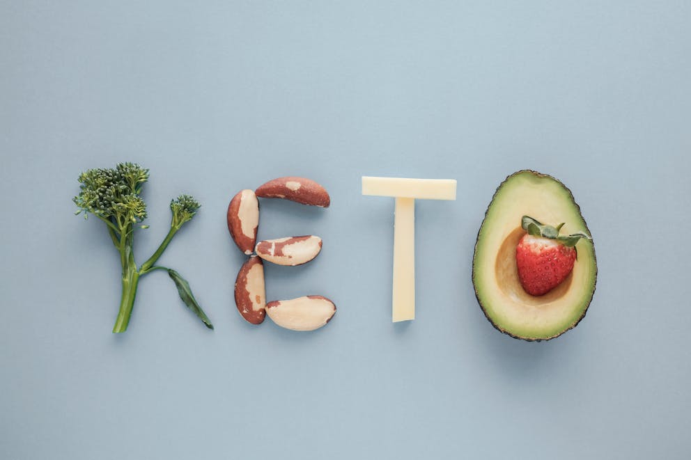 Keto spelled with health food