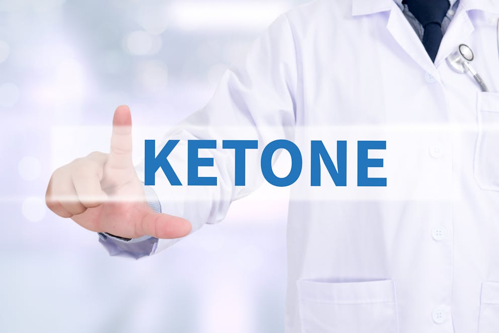 Ketone medical concept