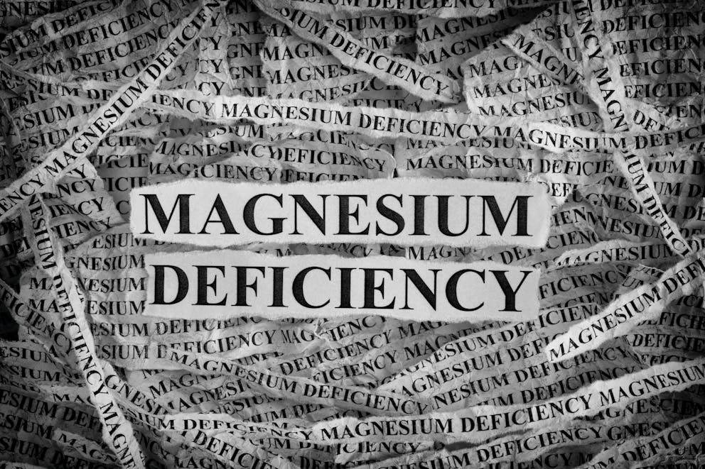 Magnesium deficiency illustration