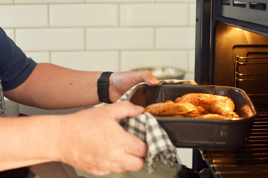 Baking chicken in the oven