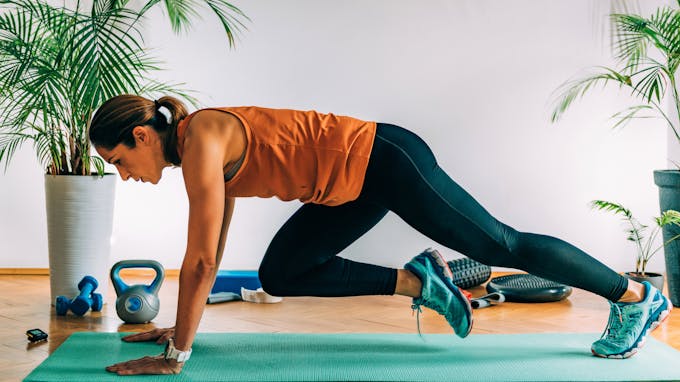 woman exercising