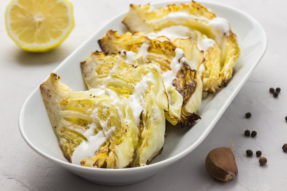 Roasted cabbage