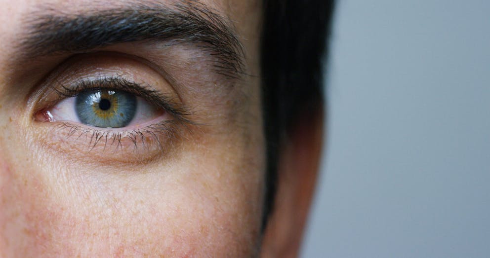 Close-up of male eye