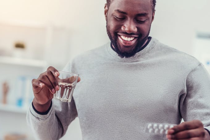 Patient taking medication