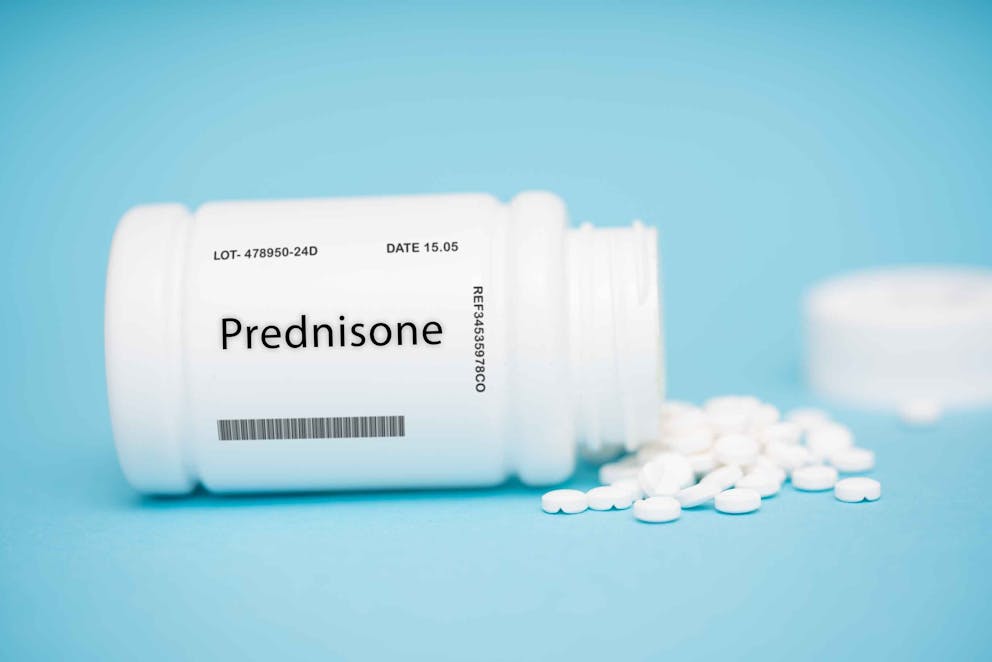 Prednisone pill bottle