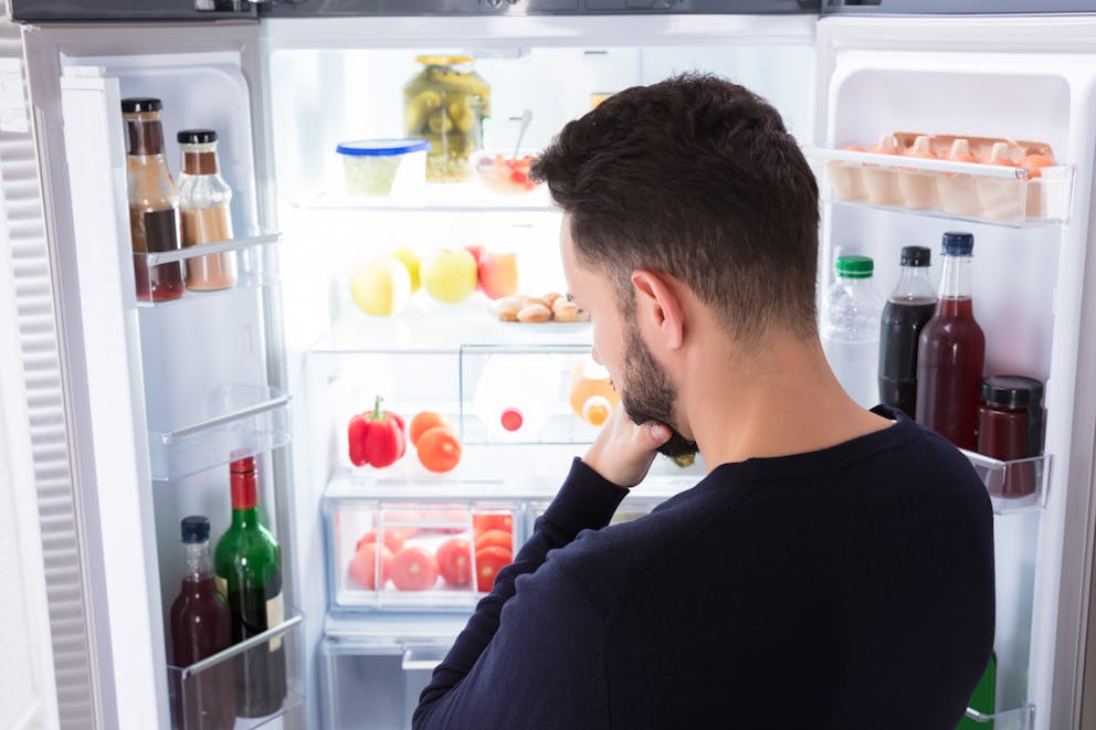 Man unsure what to eat