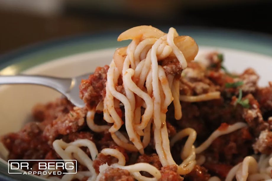 Ketogenic spaghetti recipe picture