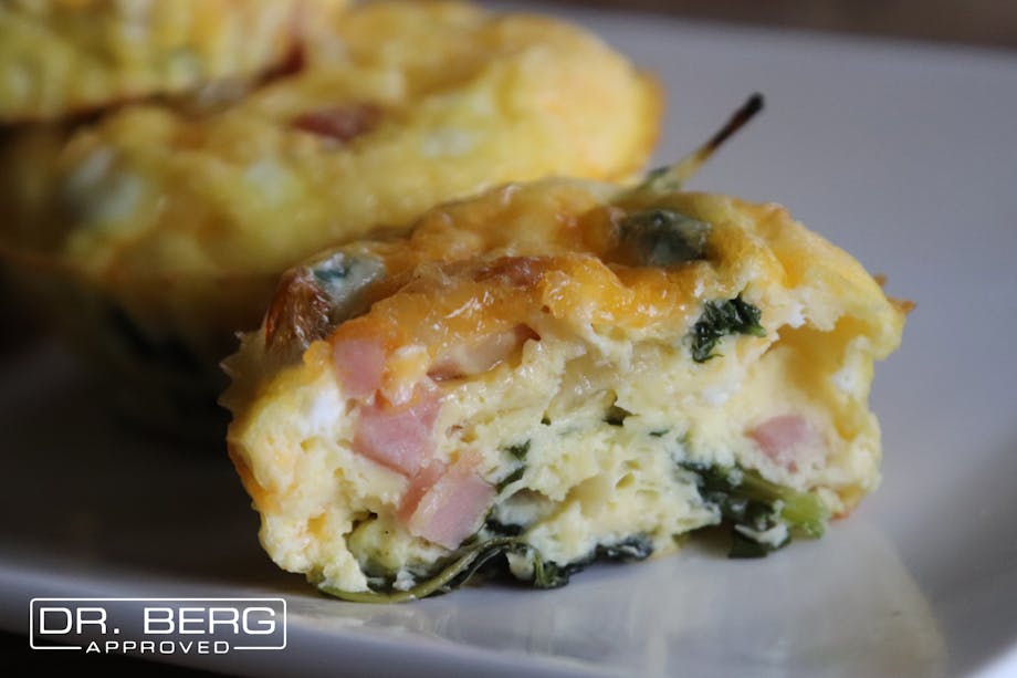 Ham and cheese egg bites