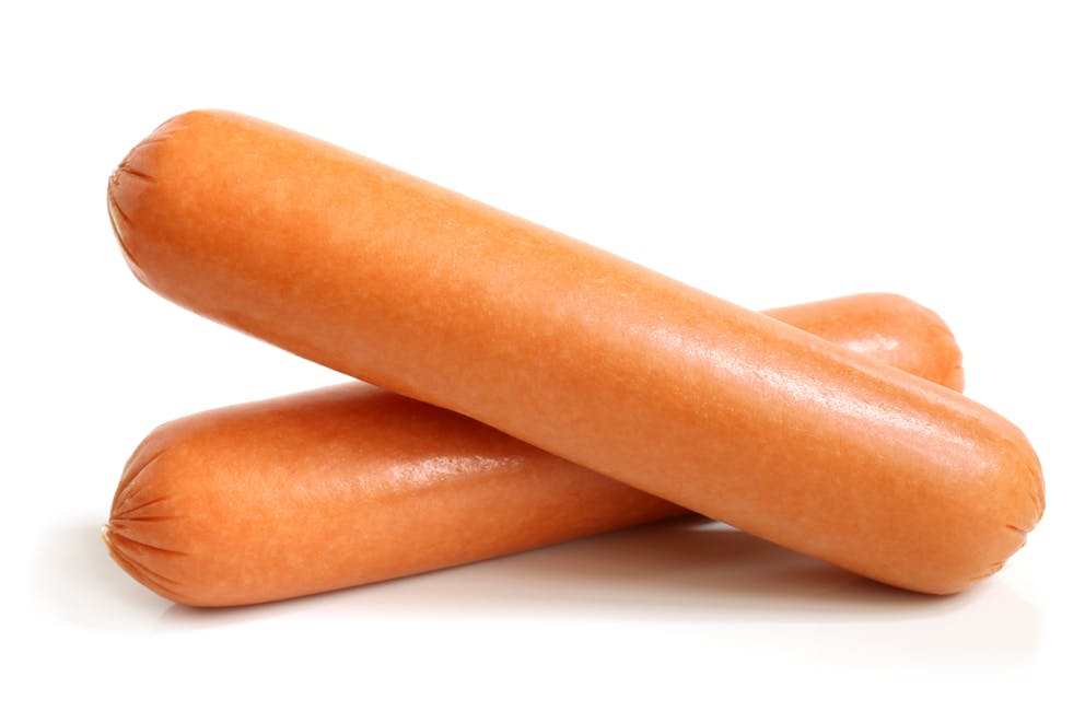 Hot dog sausages