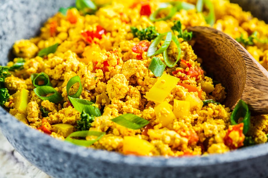 Scrambled tofu