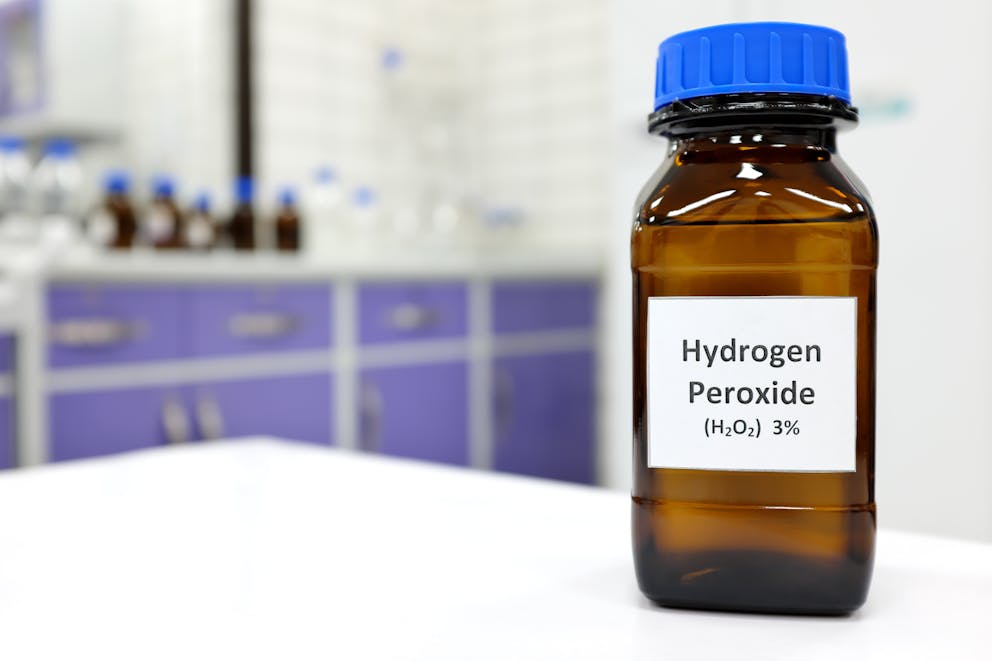 Hydrogen peroxide bottle