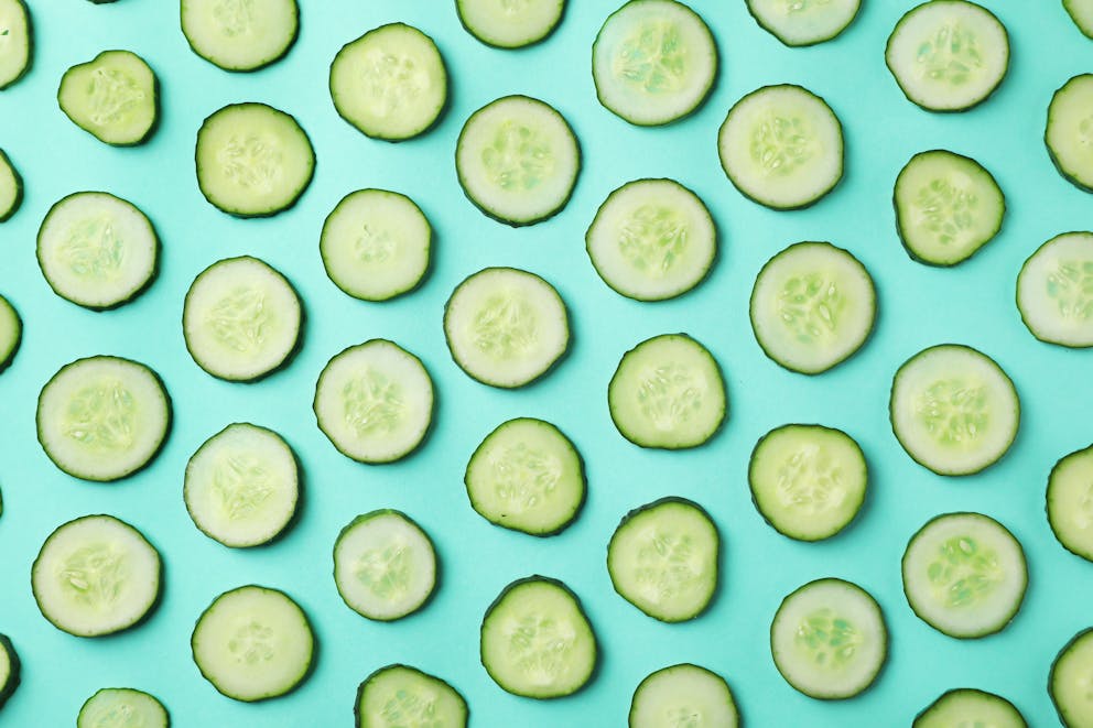 Cucumber slices