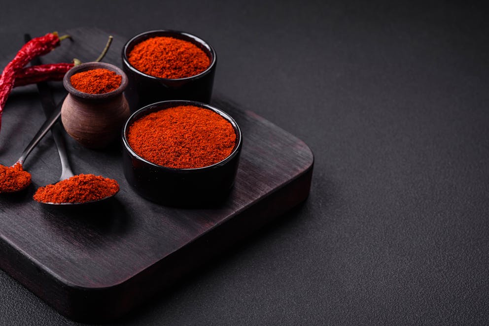 paprika in a bowl with peppers