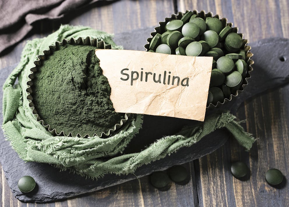 Spirulina green bowl