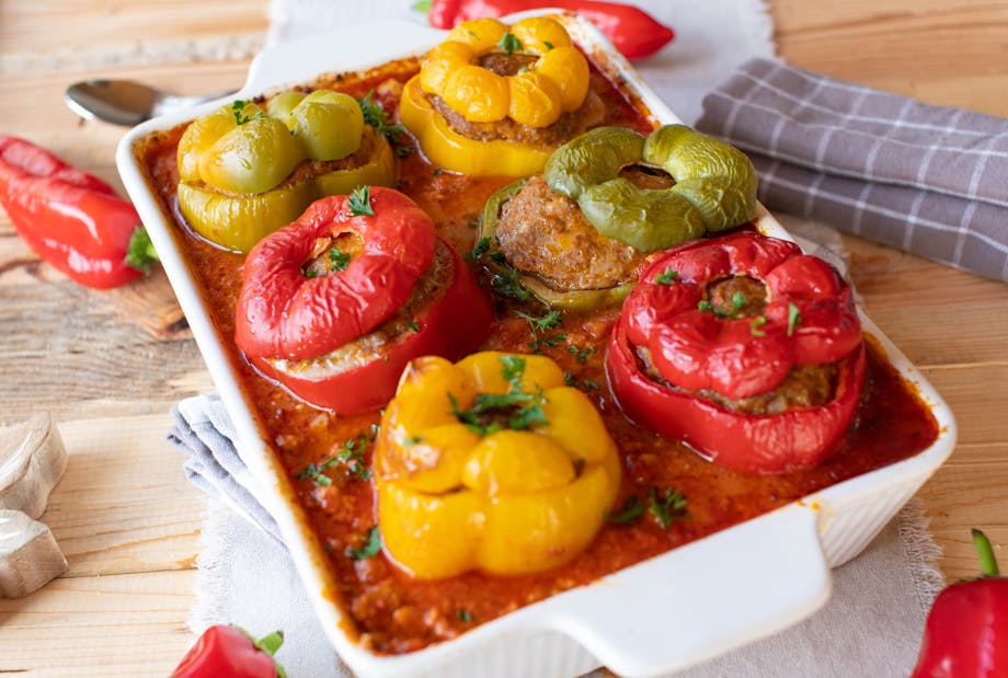 Stuffed bell peppers