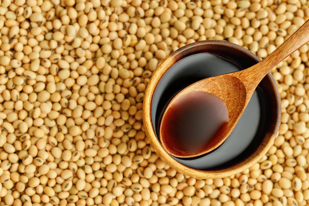 Soybeans and soy sauce