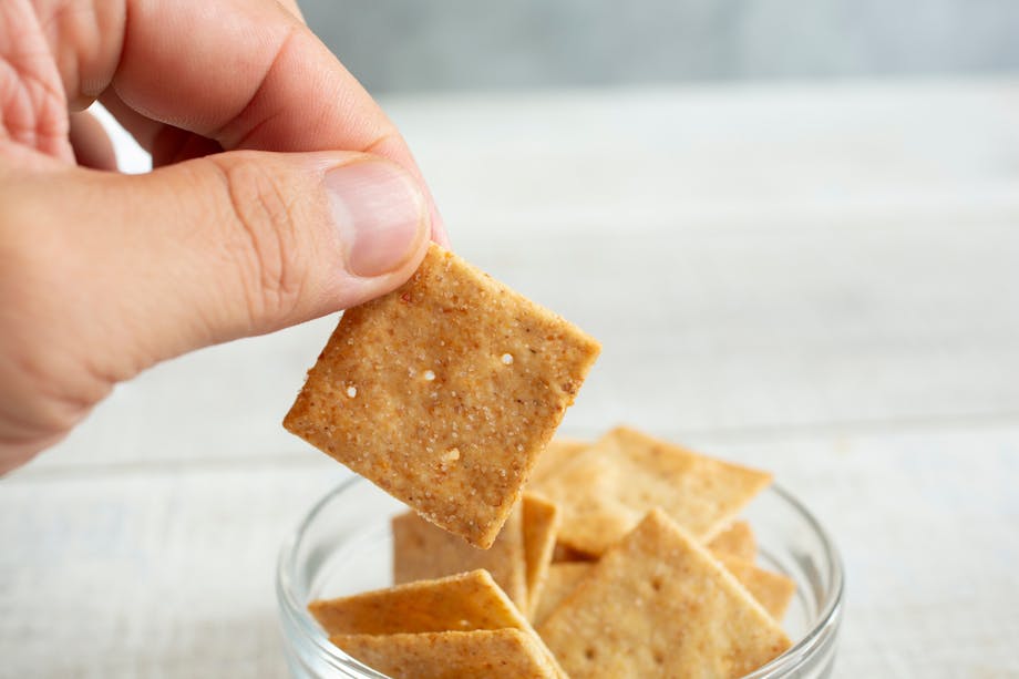 Almond flour crackers