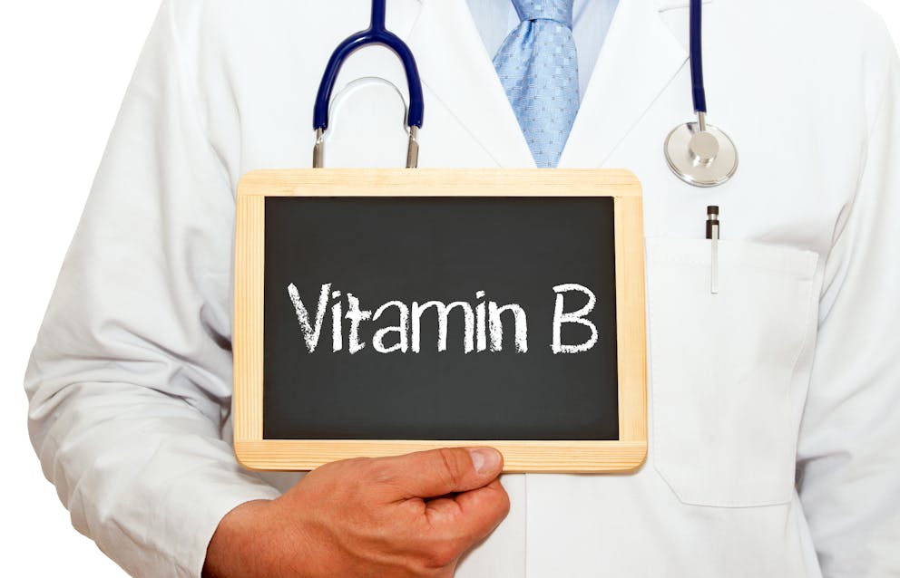 Chalkboard with vitamin B1