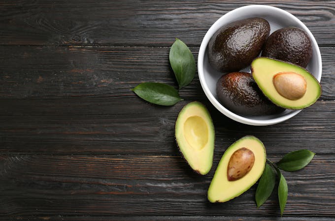 Avocados in bowl