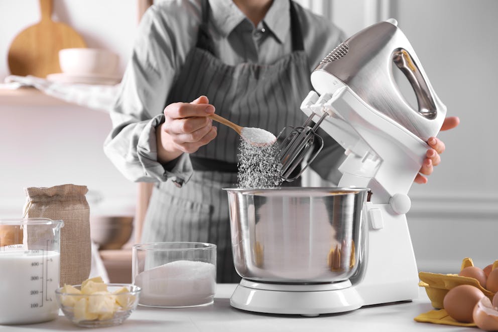 Woman baking