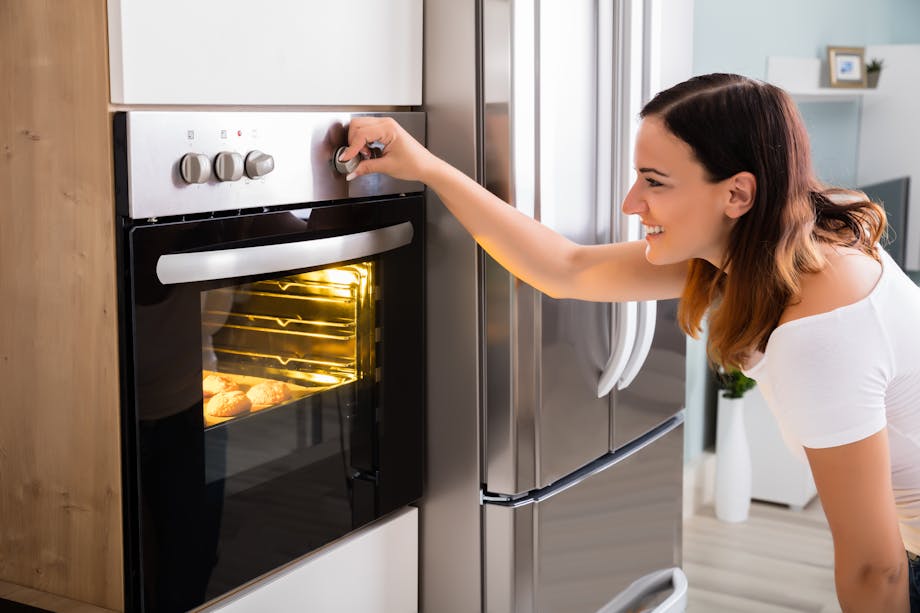 Woman baking