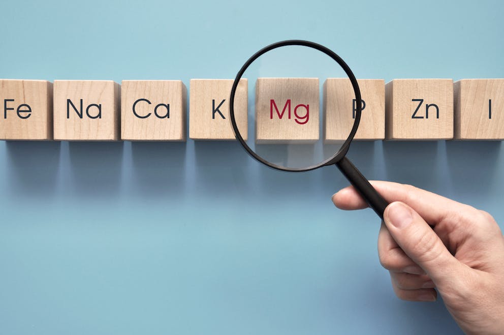 Magnifying magnesium among mineral symbols