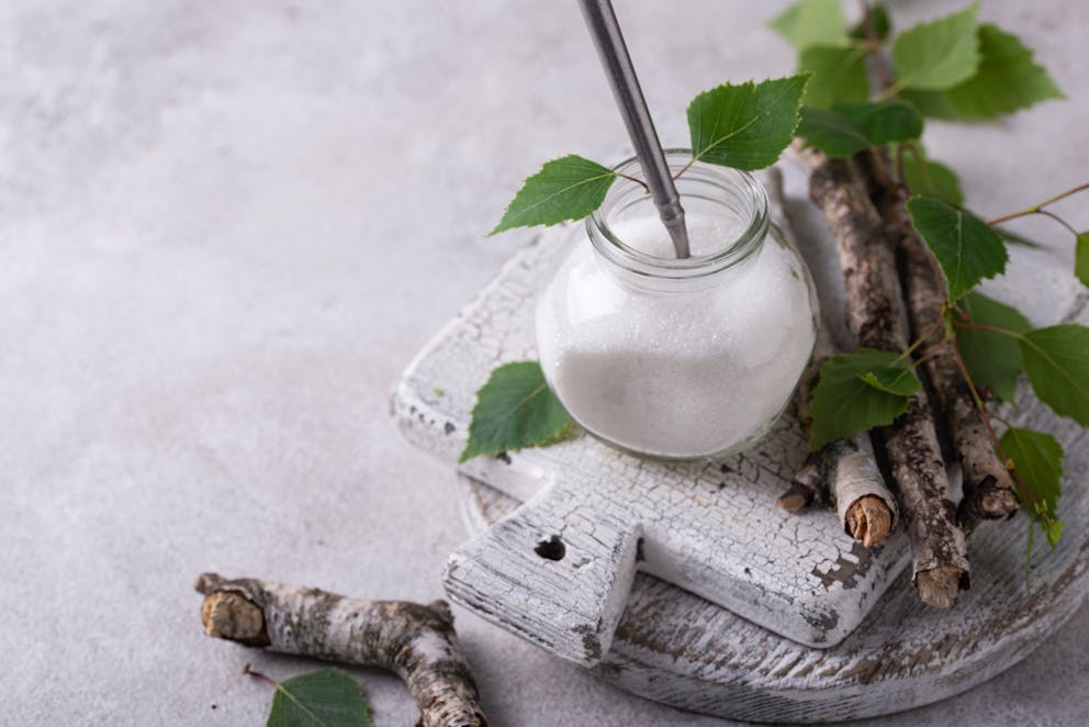 Xylitol in a jar