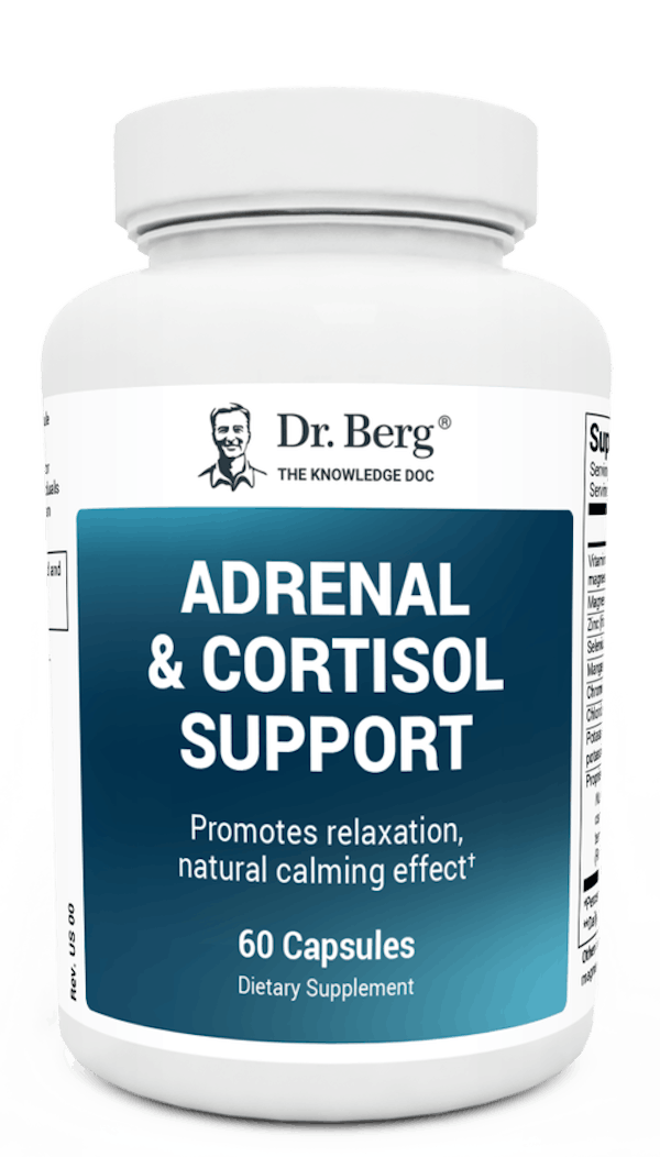 Adrenal & Cortisol Support–Combat Adrenal Fatigue | Dr. Berg