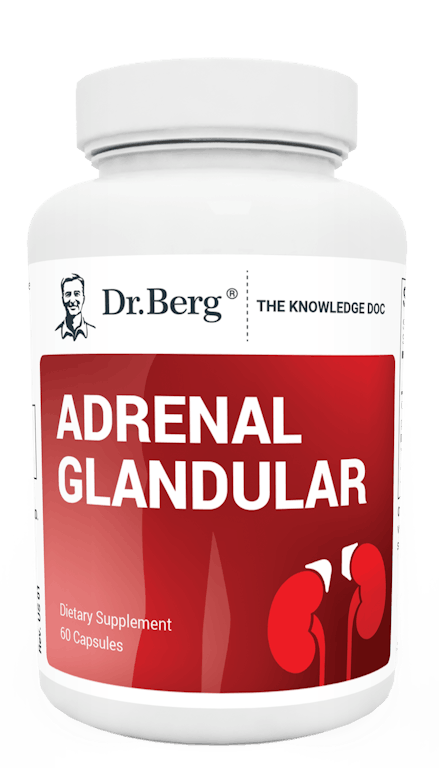 A jar of Adrenal glandular