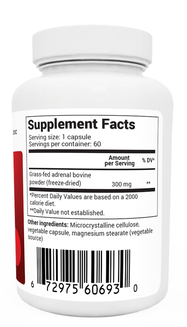 Adrenal glandular ingredients