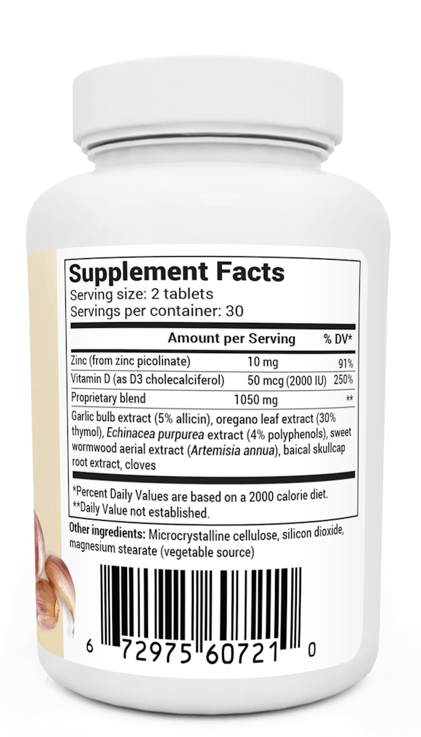 Dr. Berg Bacti-Cleanse ingredients