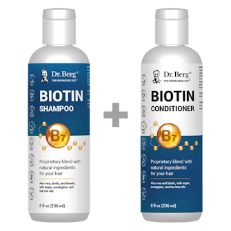 Biotin Shampoo and Biotin Conditioner Bundle | Dr. Berg