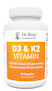 D3 & K2 Vitamin (5,000 IU) - 60 capsules | Dr. Berg