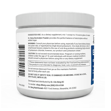 Electrolyte Powder Grape | Dr. Berg